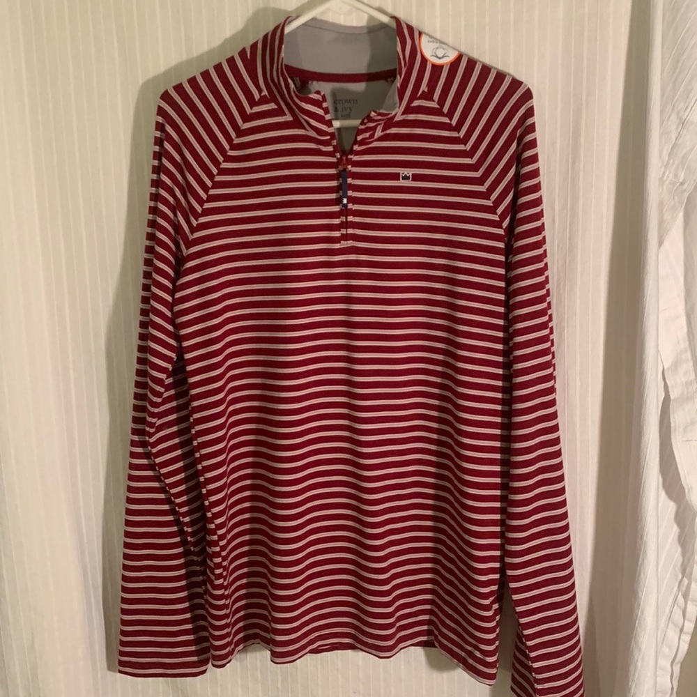 NWT Crown & Ivy Kids long sleeve performance tee